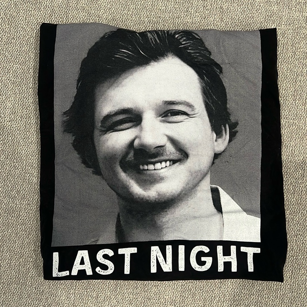 Morgan Wallen mug shot oversized tee